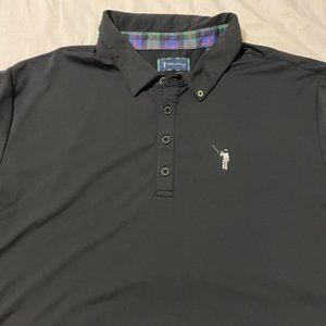 William Murray Black Classic Polo Size XL
